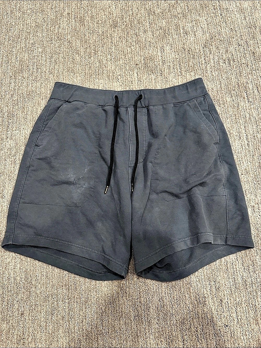 Abercrombie & Fitch Men's Flat Front Shorts Size Large Black